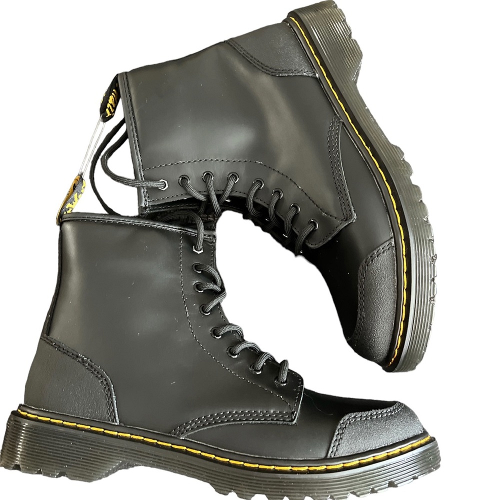 Dr. Martens 1460 Overlay Side Zip Combat Boots